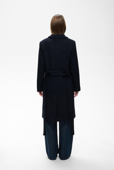 ZORAHIW CLASSIC COAT Marinblå - 300005 - 30112648 Thumbnail