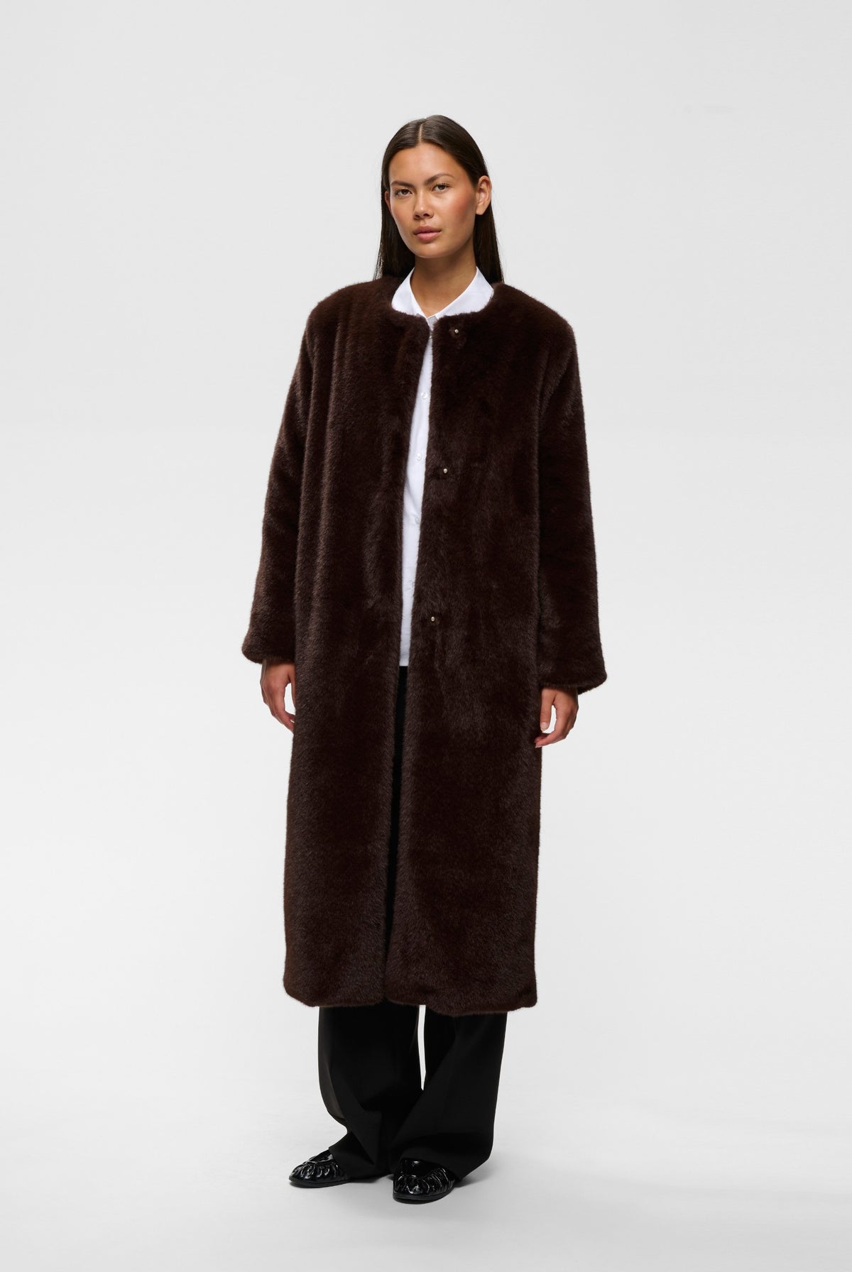 ZABELLEIW LONG COAT Chokladbrun - 191109 - 30112658