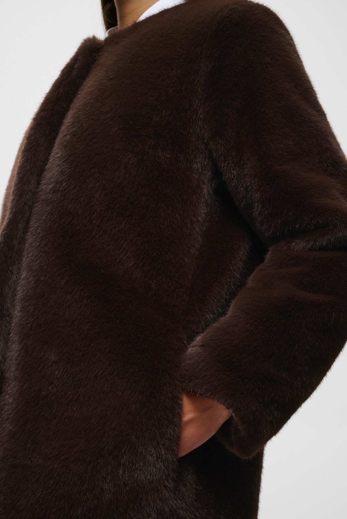 ZABELLEIW LONG COAT Chokladbrun - 191109 - 30112658