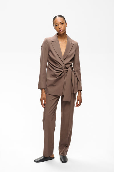 QUITIW TAPERED PANT Coffee Quartz Melange - 181307 - 30112668 Thumbnail
