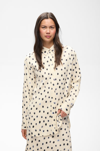 HENRIIW SHIRT VANILLA BRUSH DOT - 900009019 - 30112736 Thumbnail