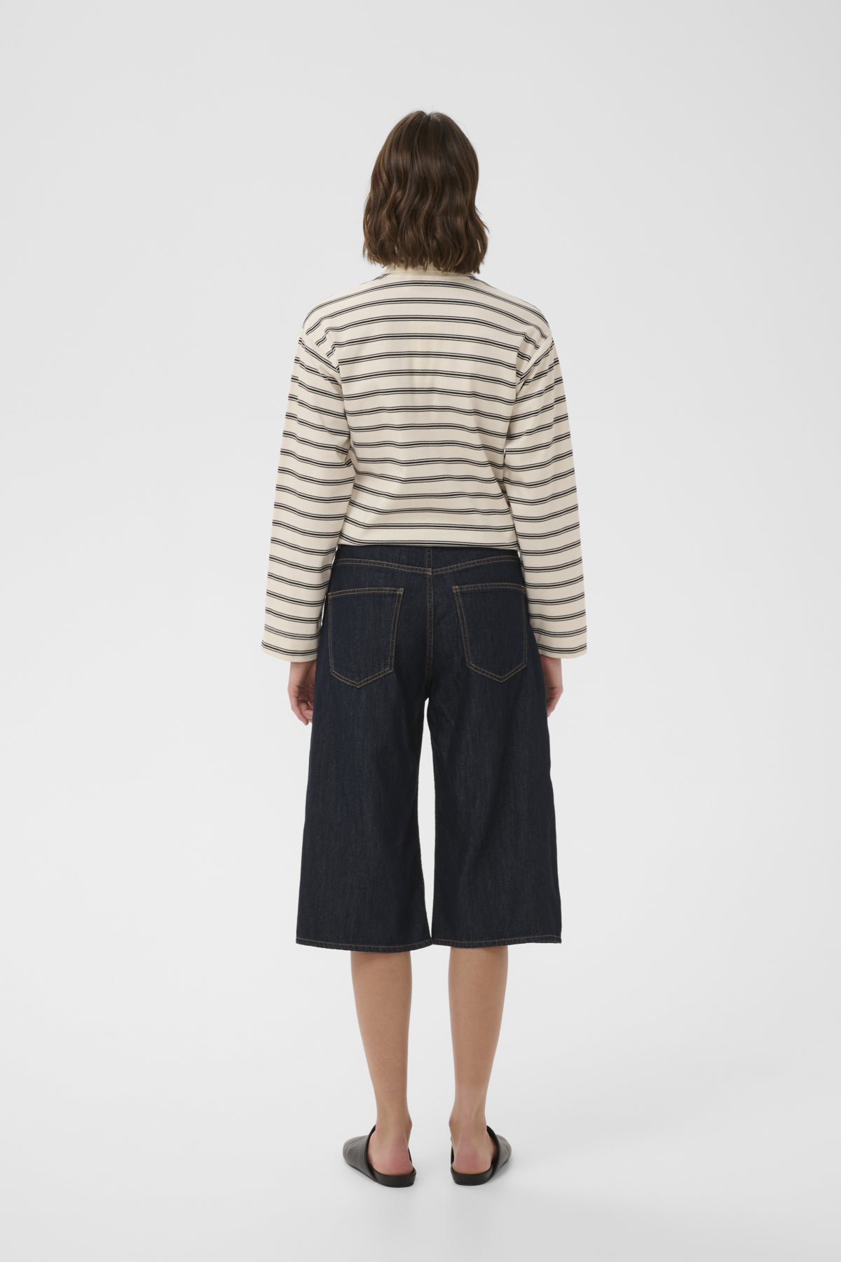 GLENNIW CULOTTE JEANS Mörk Denim - 194118 - 30112752