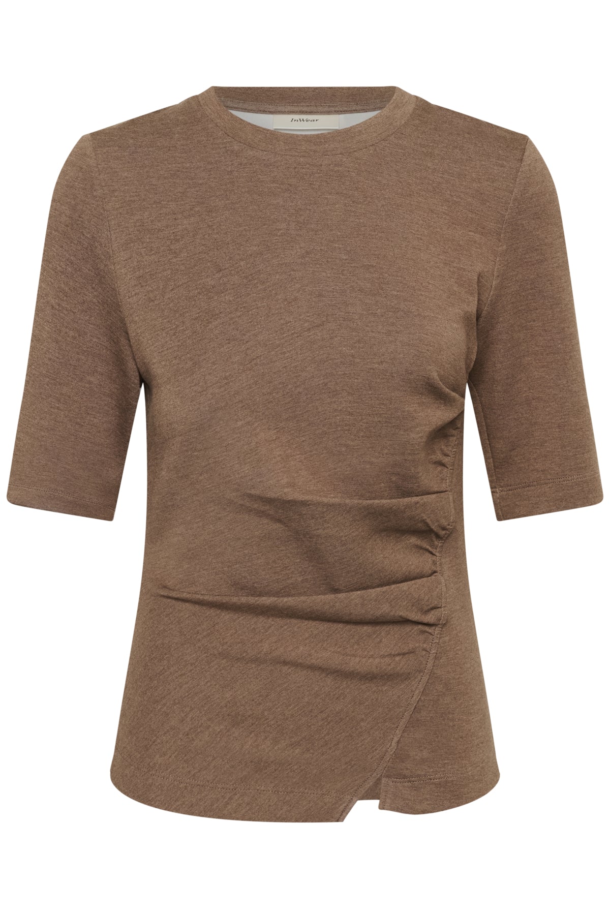 FARIIW VINCENTIW MEL T-SHIRT Coffee Quartz Melange - 181307 - 30112760