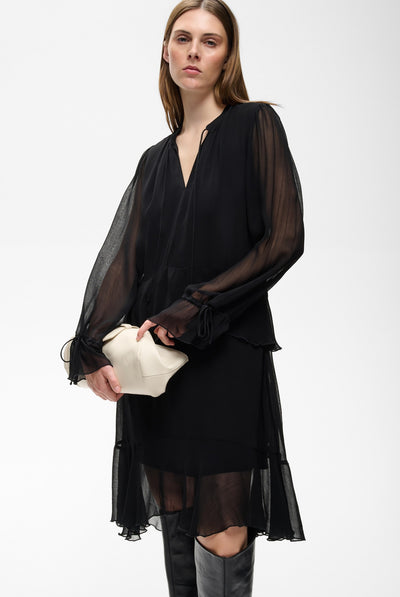 MESSIEIW SHORT DRESS Black - 194008 - 30112838 Thumbnail
