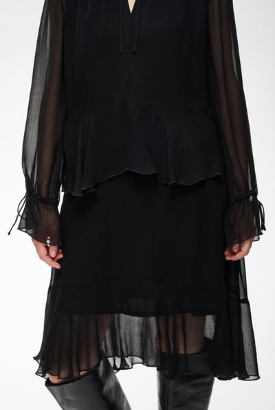 MESSIEIW SHORT DRESS Black - 194008 - 30112838 Thumbnail