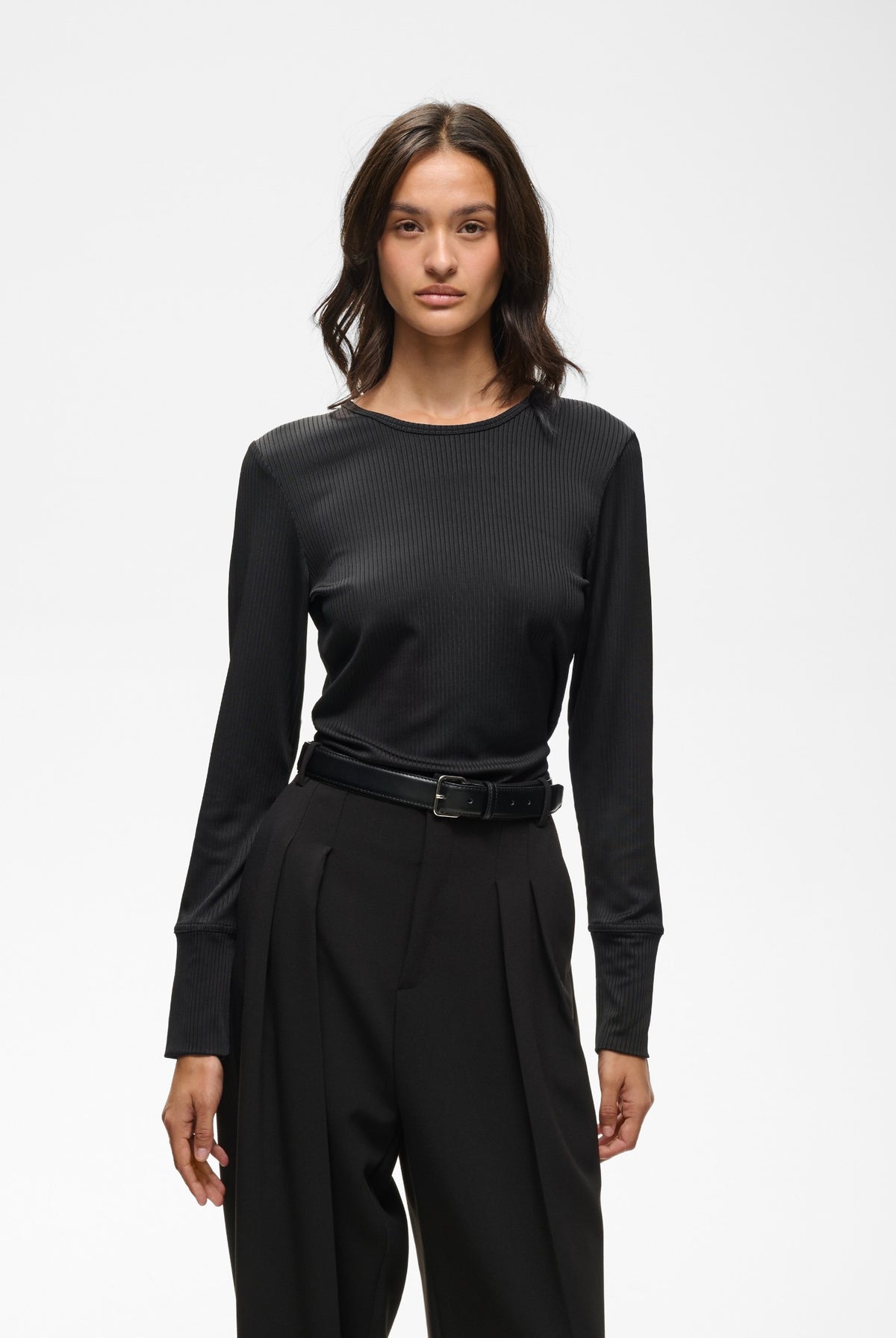 ALICEIW LÅNG T-SHIRT Svart - 194008 - 30112853