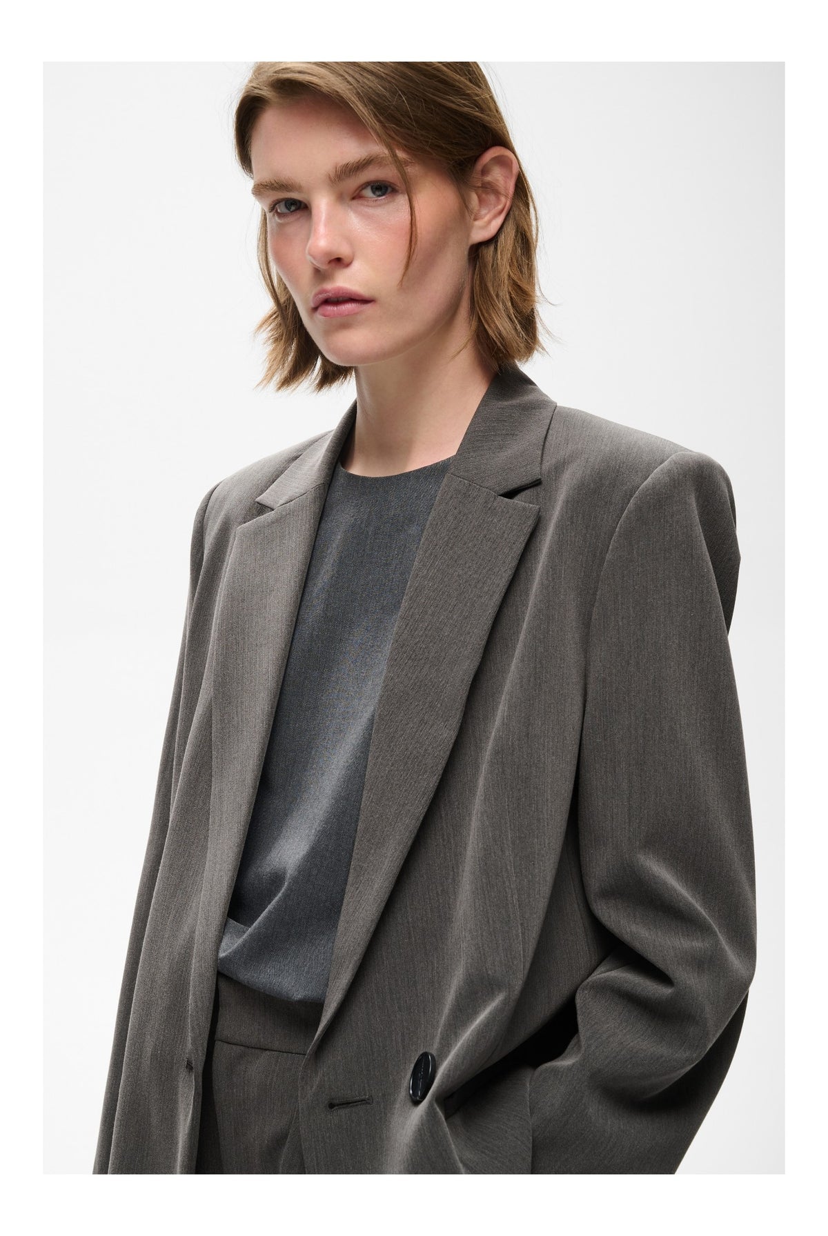 COLEIW BLAZER Chocolate Torte Melange - 1911 - 30112885