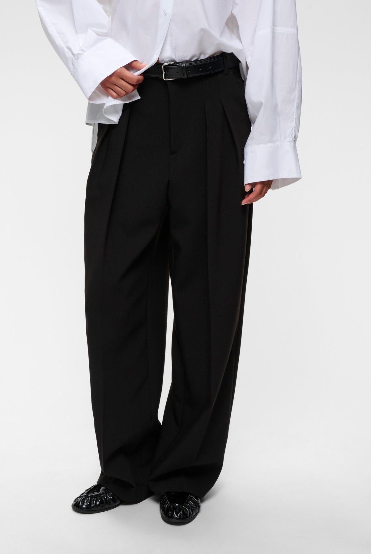 CASSIEHIW BARREL PANT Black - 194008 - 30112901