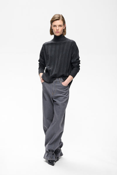 TESSIW KELLSIE PULLOVER Mörkgråmelerad - 300596 - 30112928 Thumbnail