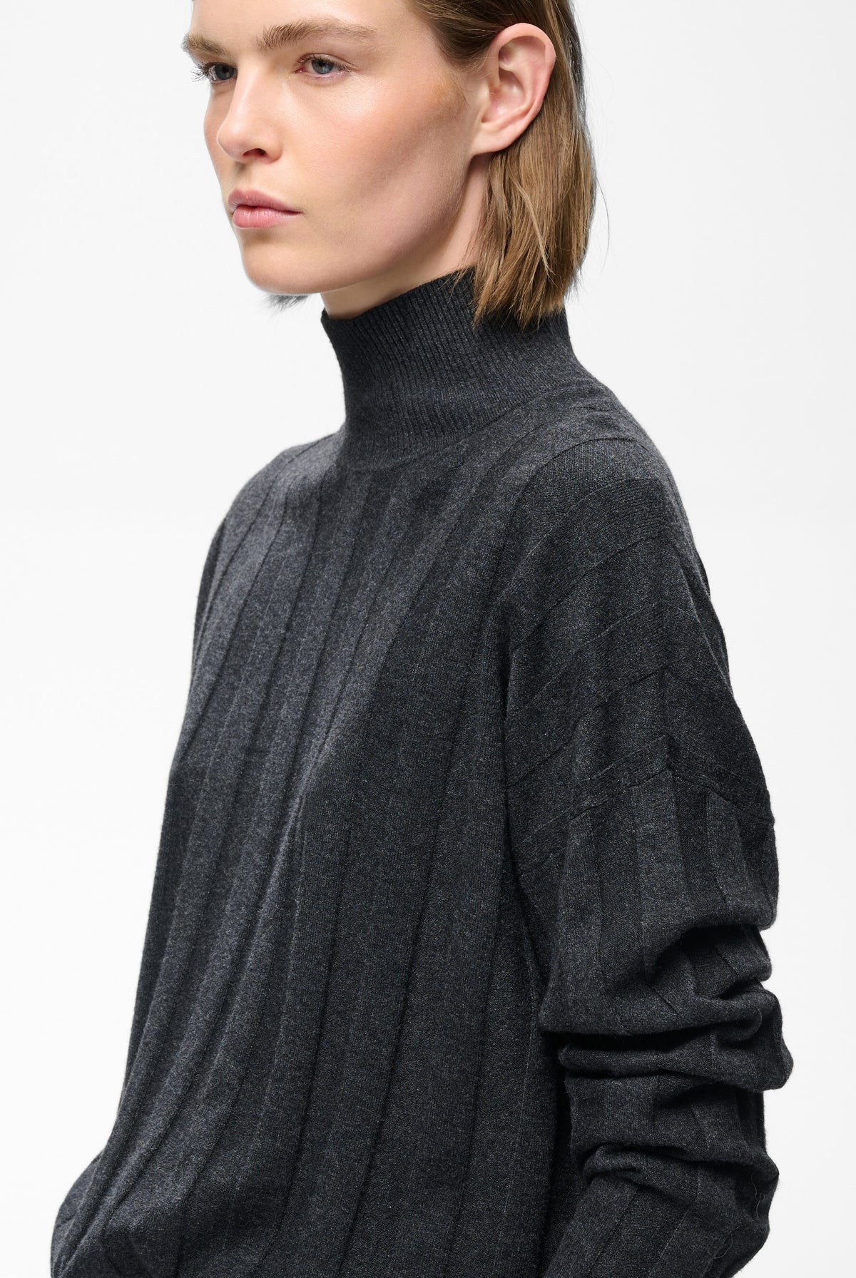 TESSIW KELLSIE PULLOVER Mörkgråmelerad - 300596 - 30112928