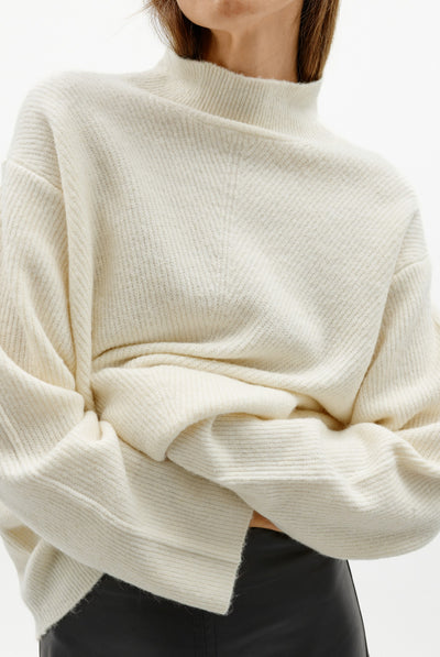 GUNAIW HIGHNECK PEARLED IVORY MELANGE - 110907 - 30112930 Thumbnail
