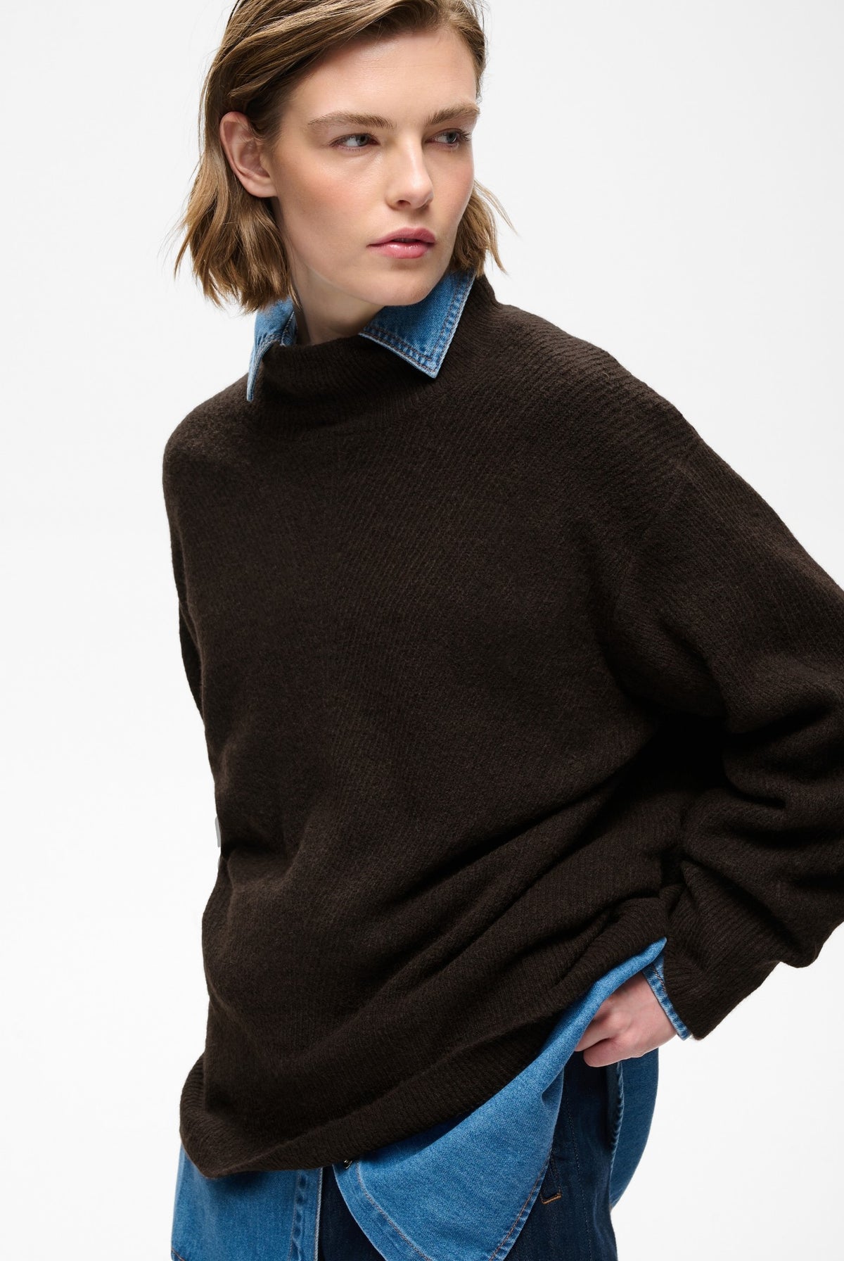 GUNAIW HIGHNECK Chokladbrunmelerad - 1911 - 30112930