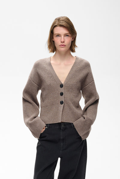 NOOMIIW KAXY CARDIGAN Cinder Melange - 1715061 - 30113064 Thumbnail
