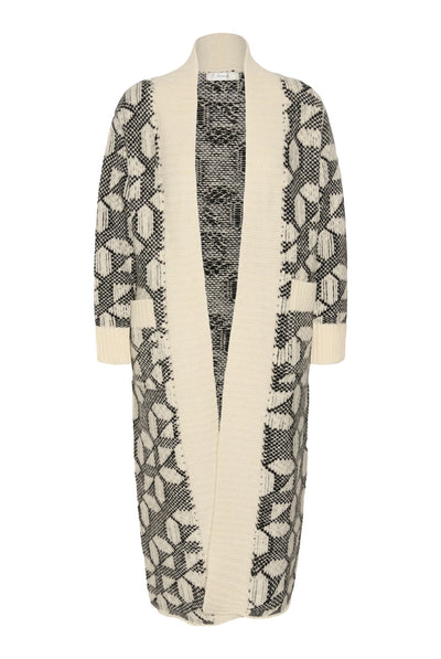 TULAIW CARDIGAN GRAFISKT KAKELMÖNSTER - 90001327 - 30113081 Thumbnail
