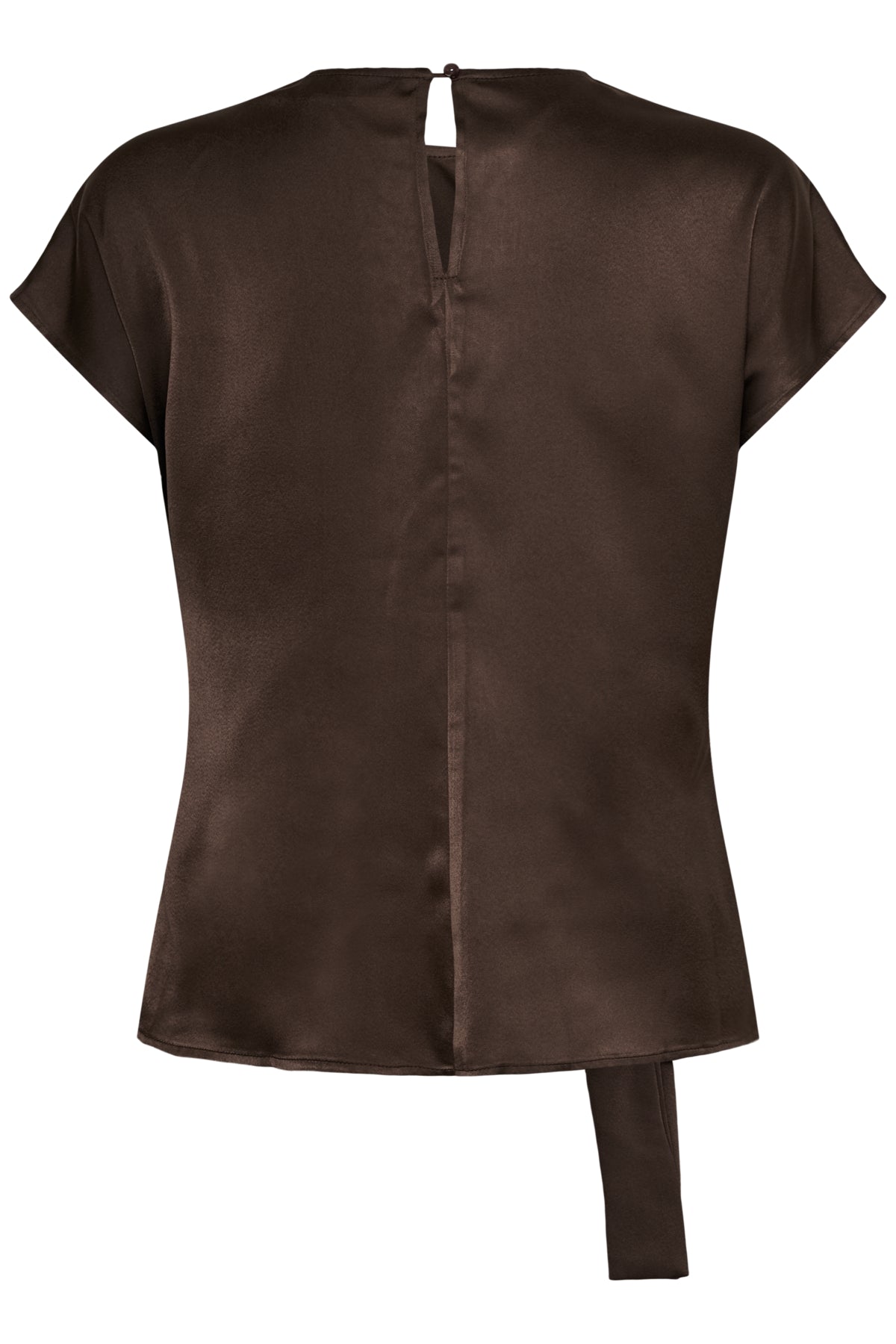 SATINEIW KNOT TOP Chokladbrun - 191109 - 30113427