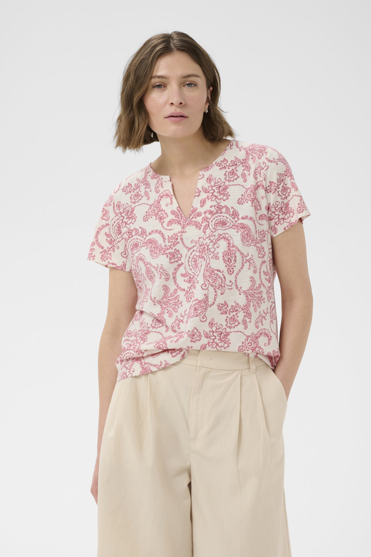 GesinasPW TS Peach Blossom Dot Paisley - 30 - 30307288