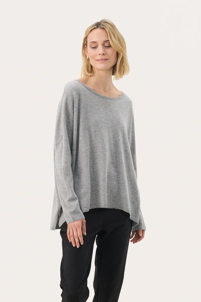 TilaPW PU Medium Grey Melange - 30307306 Thumbnail