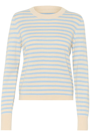 GertiePW PU Mjuk Chambray-randig - 30308324