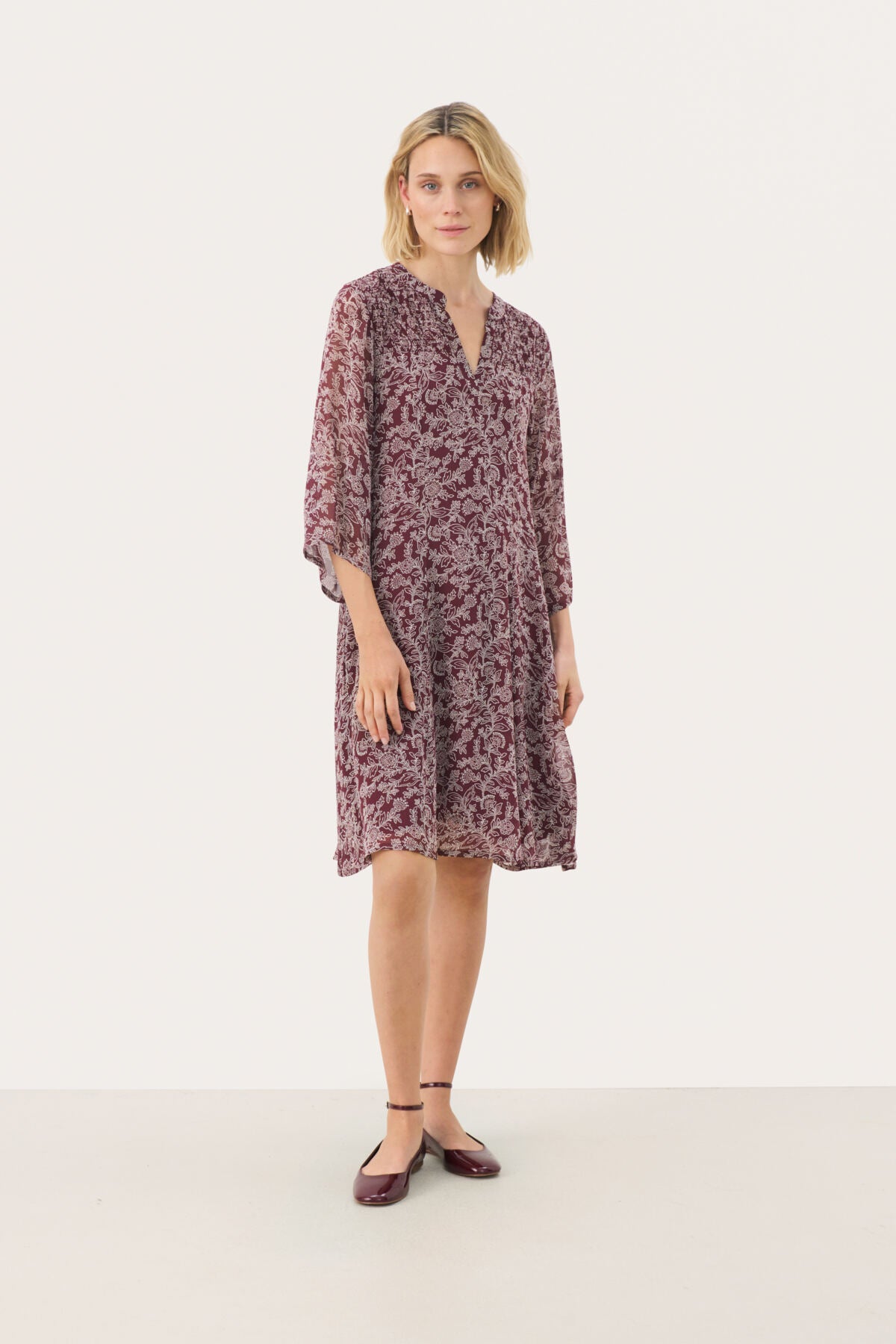 ElkaPW DR Tawny Port Tapet Blomma - 30308413