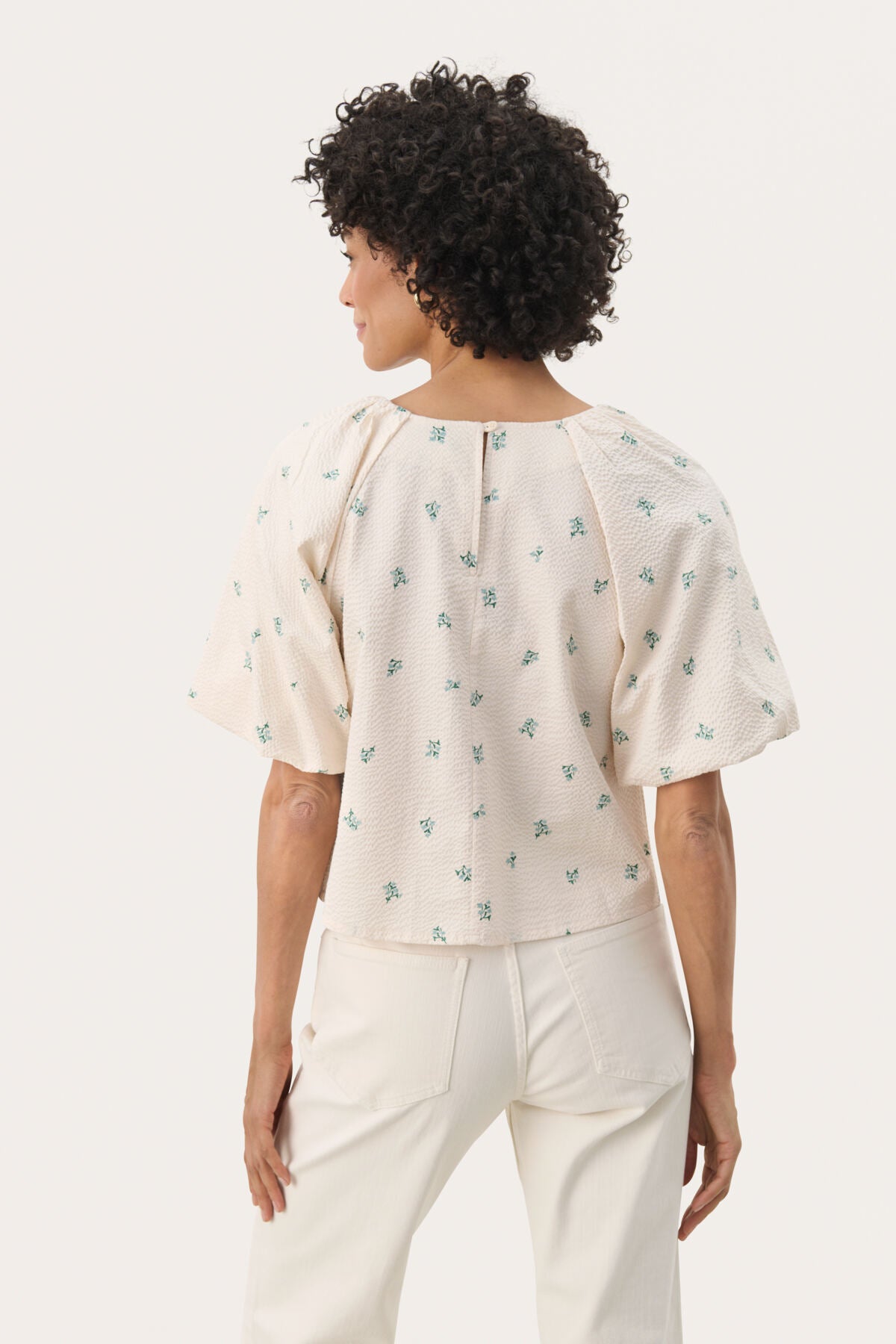 EstermarinePW BL Green Bouquet Print - 30308467