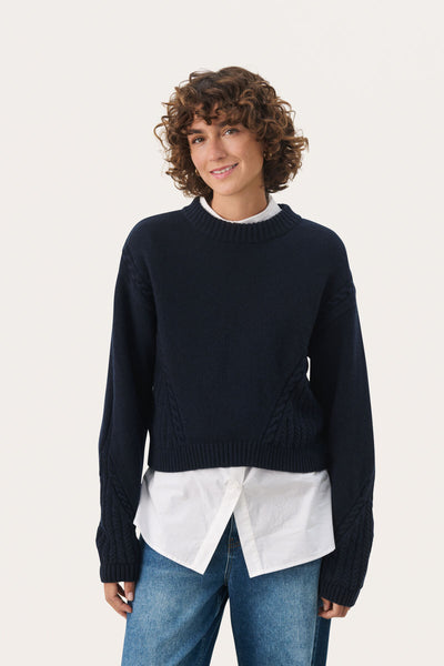 MerikaPW PU Dark Navy - 30309482 Thumbnail
