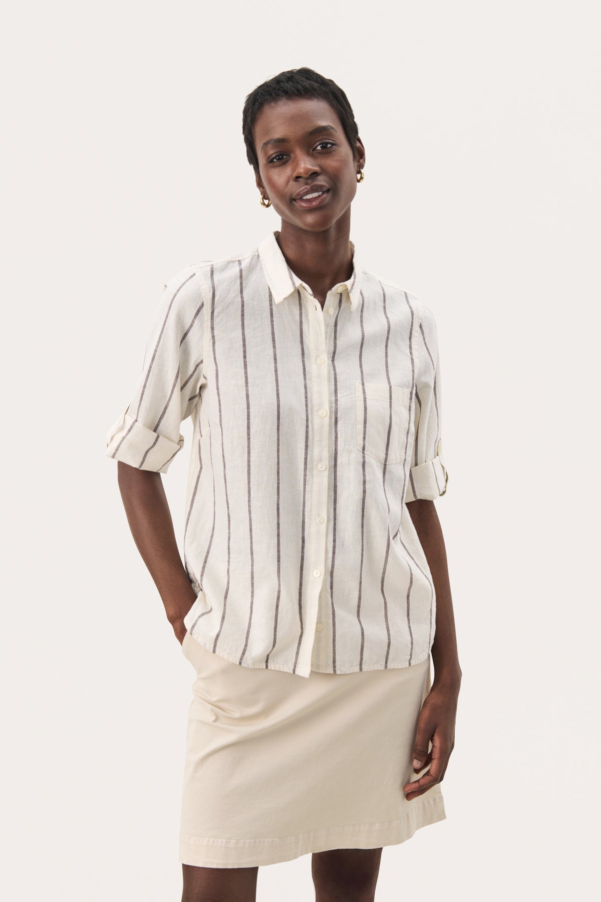 CindiePW SH Eggnog och Brown Stripe - 30309770