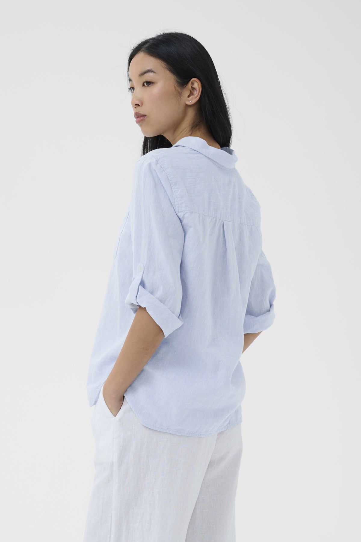 CindiePW SH Ljusblå Chambray - 304971 - 30309770