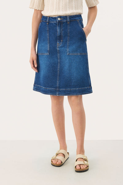 TammiePW SK Medium Dark Blue Denim - 30309808 Thumbnail