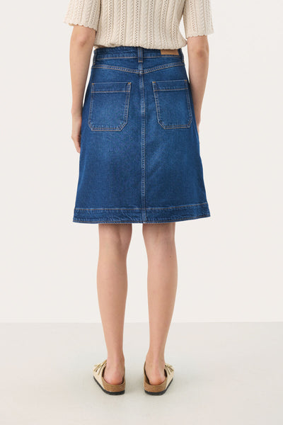 TammiePW SK Medium Dark Blue Denim - 30309808 Thumbnail