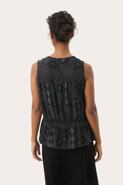 TilliePW TILL Black dot print - 30309821 Thumbnail
