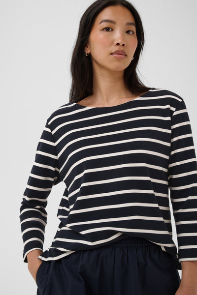 NelaPW TS Navy/Eggnog Stripe - 305147 - 30309864 Thumbnail
