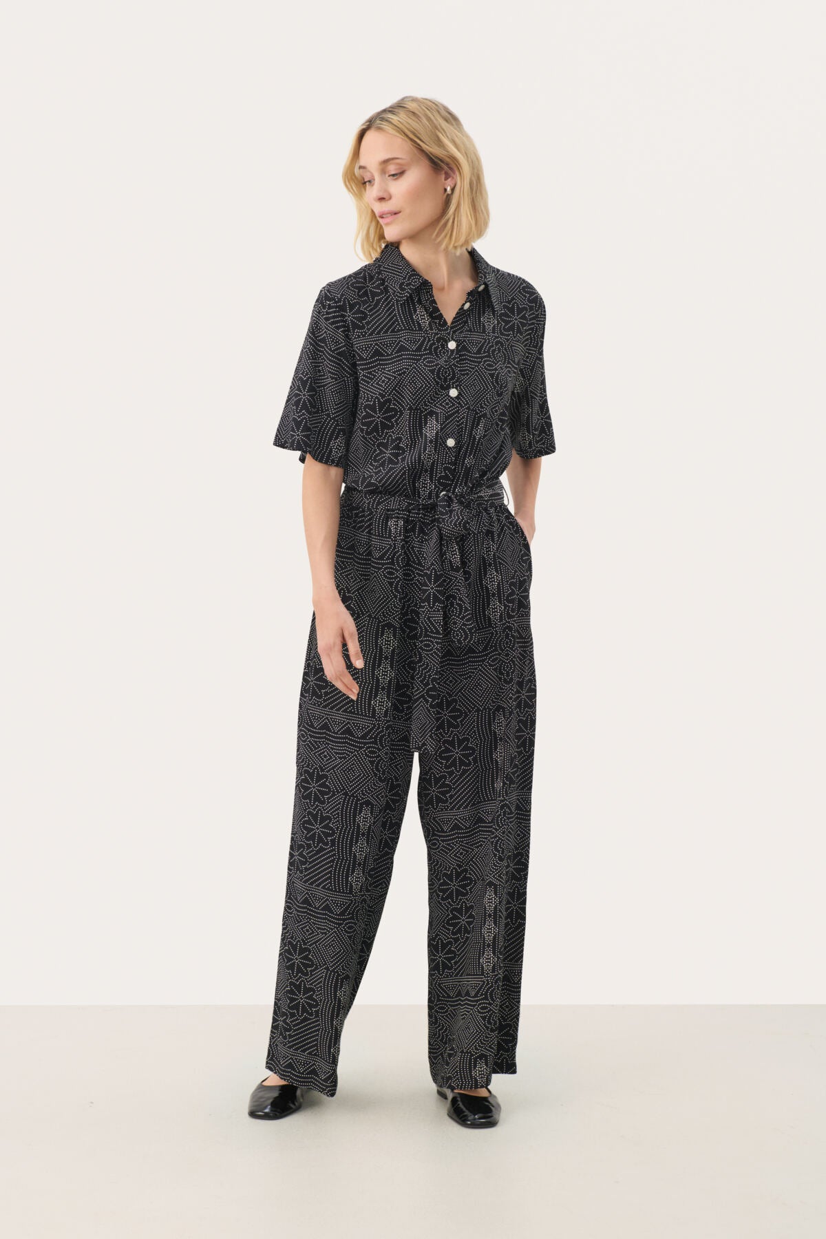 TillaPW JU Black dot print - 30309874
