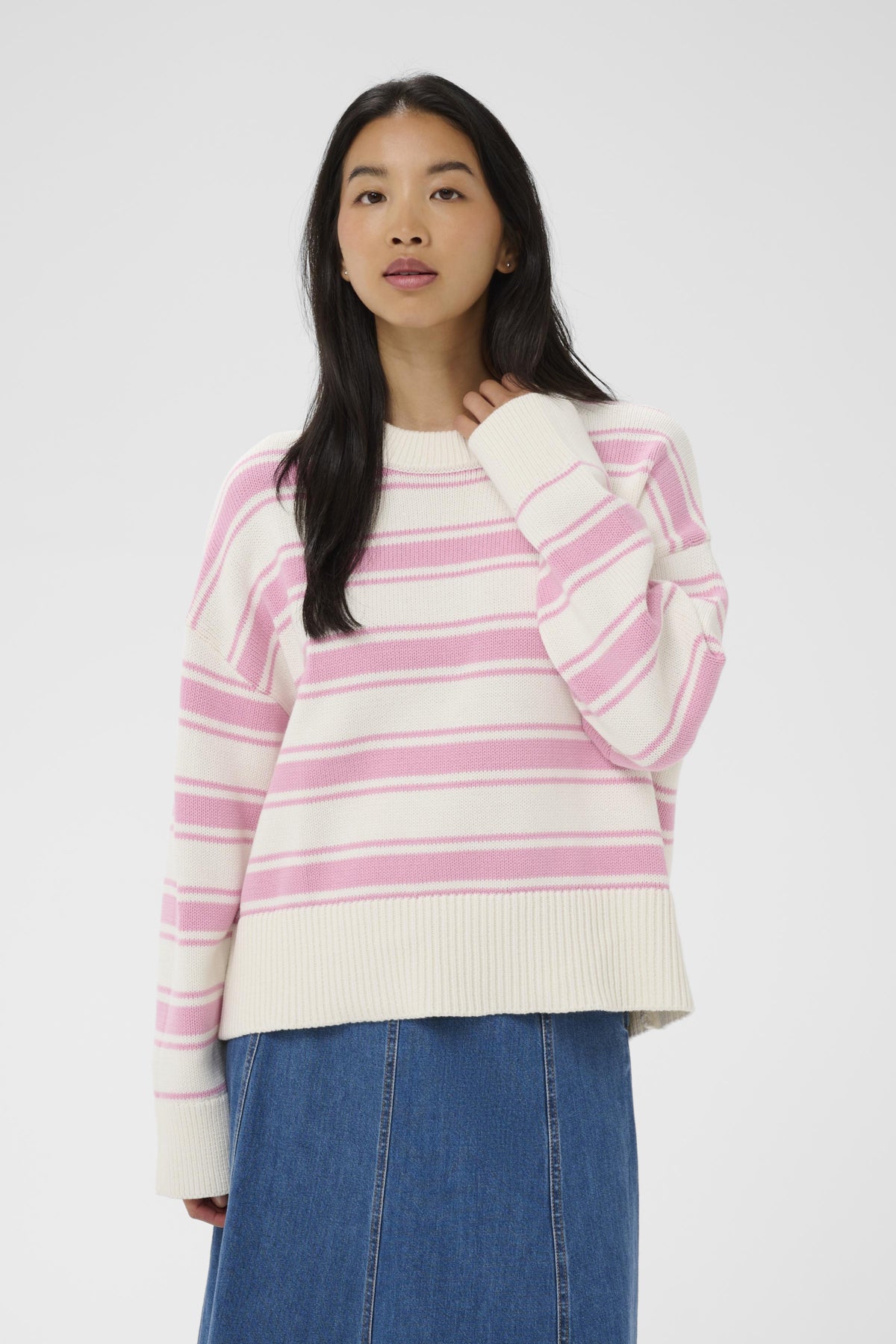 SerafinePW PU Orchid Smoke Trio Stripe 30309891