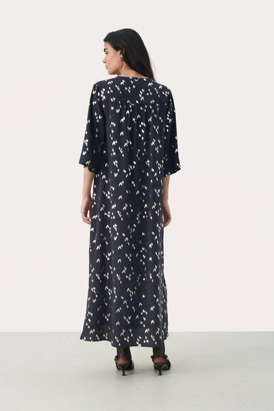 BeritPW DR Navy Foil Print - 30309906 Thumbnail
