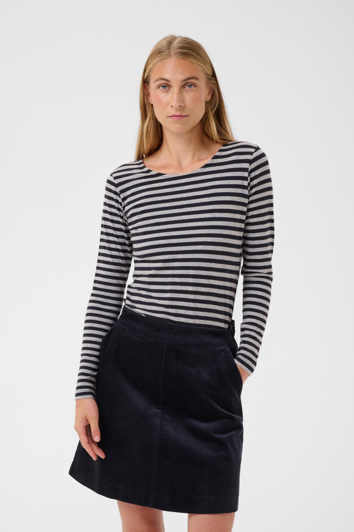 NemajasPW TS 30309911 Mörk marinblå randig