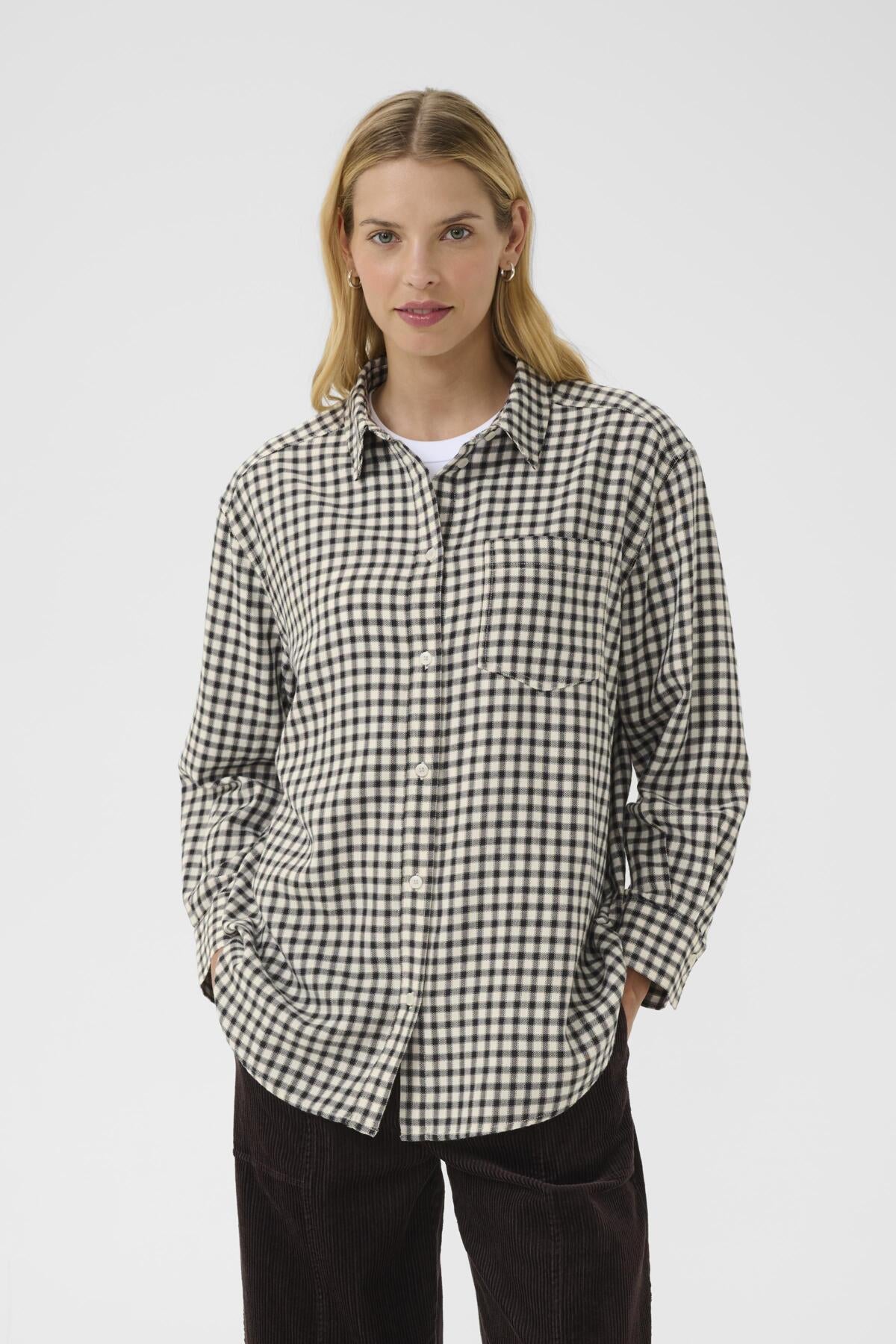 SameaPW SH Dark Navy Mini Check - 30309954