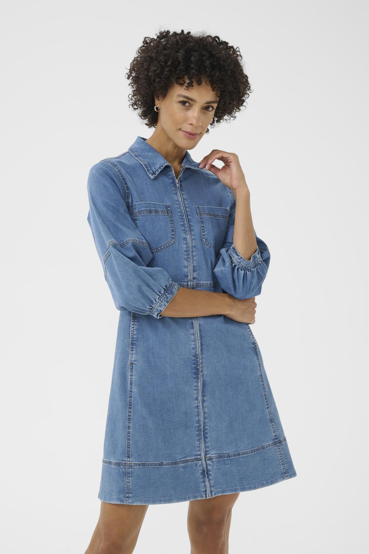 SanniPW DR Medium Blue Denim - 30309966