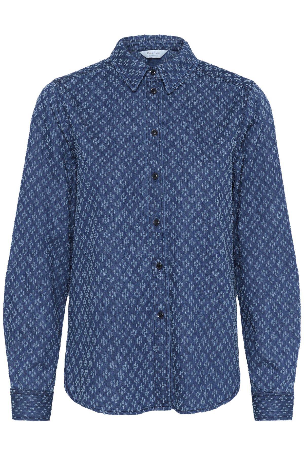 SarafiaPW SH Distressed blue denim - 30309970