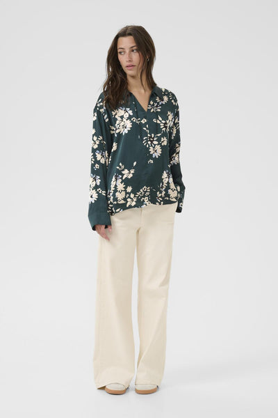 SheenaPW BL Sea Moss faded Flower Print - 30310003 Thumbnail