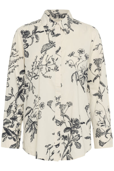 SvejaPW BL Dark Navy Botanical Print - 30310113 Thumbnail