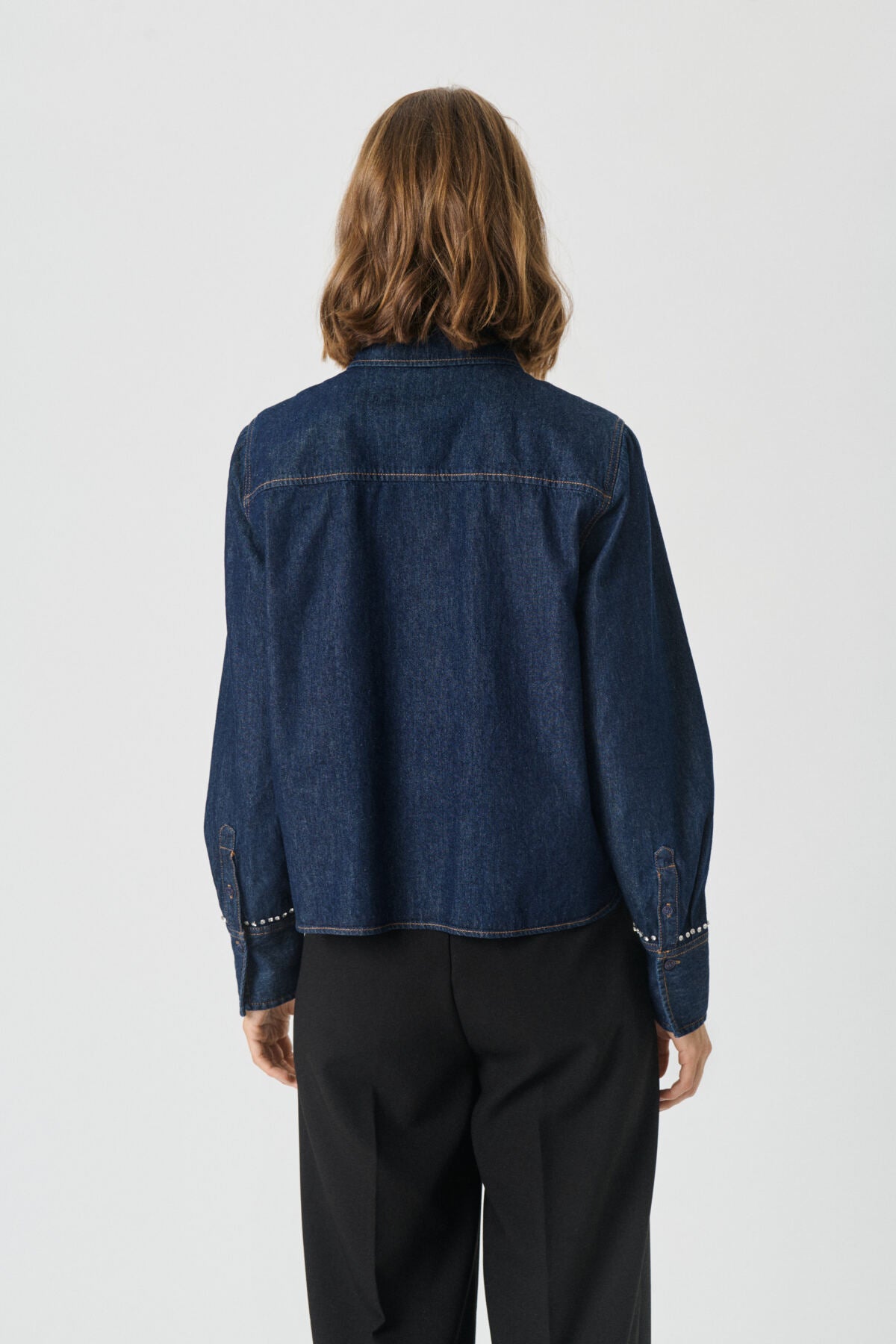 UlrikkePW SH Rinse Blue Denim - 300159 - 30310129