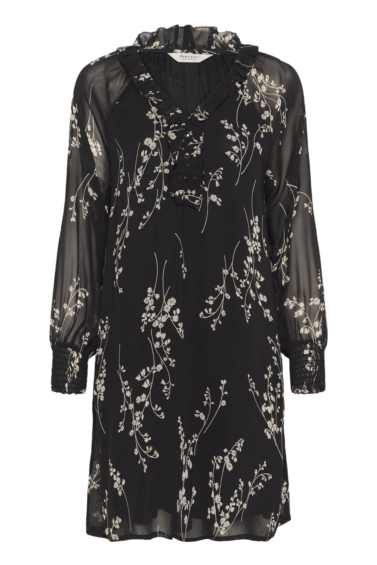 UrmaDR Black Fine Leaf Print - 304387 - 30310138