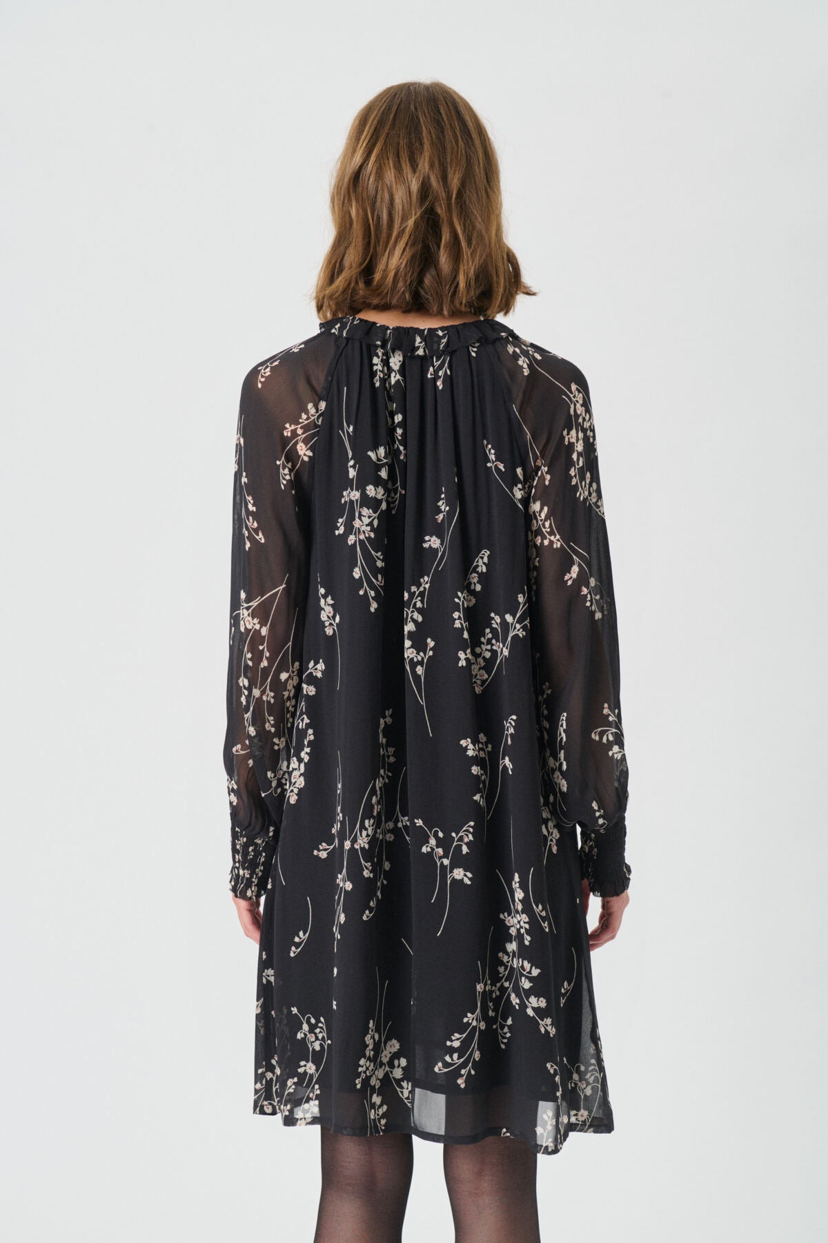UrmaDR Black Fine Leaf Print - 304387 - 30310138