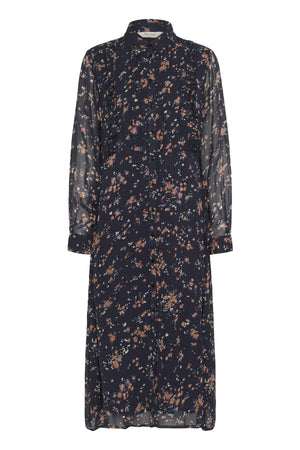 ValinkaPW DR Dark Navy Mini Flower Print - - 30310141