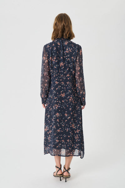 ValinkaPW DR Dark Navy Mini Flower Print - - 30310141 Thumbnail
