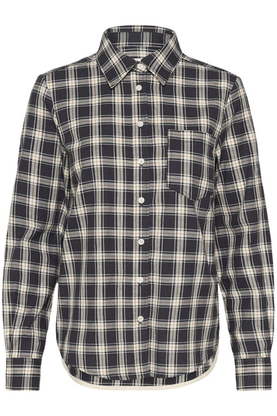 YanaPW SH Dark Navy Check - 304551 - 30310281 Thumbnail