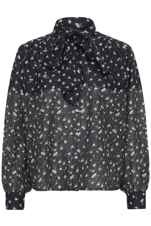 YaninaPW BL Dark Navy Fragile Print - 3045 - 30310282
