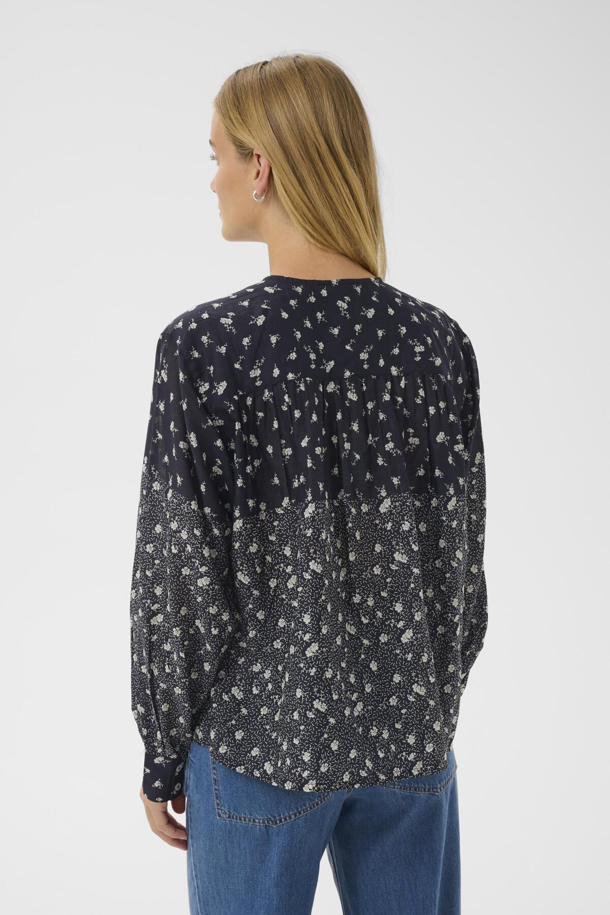 YaninaPW BL Dark Navy Fragile Print - 3045 - 30310282