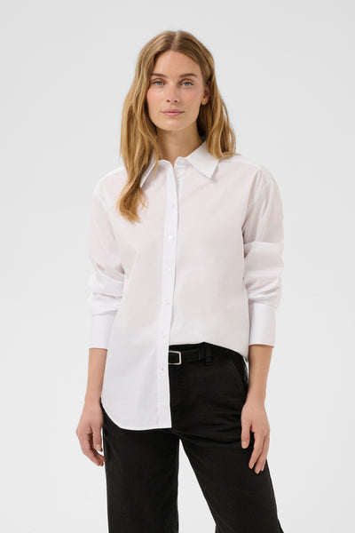 ZaynaPW Regular skjorta Bright White - 110601 - 30310288 Thumbnail