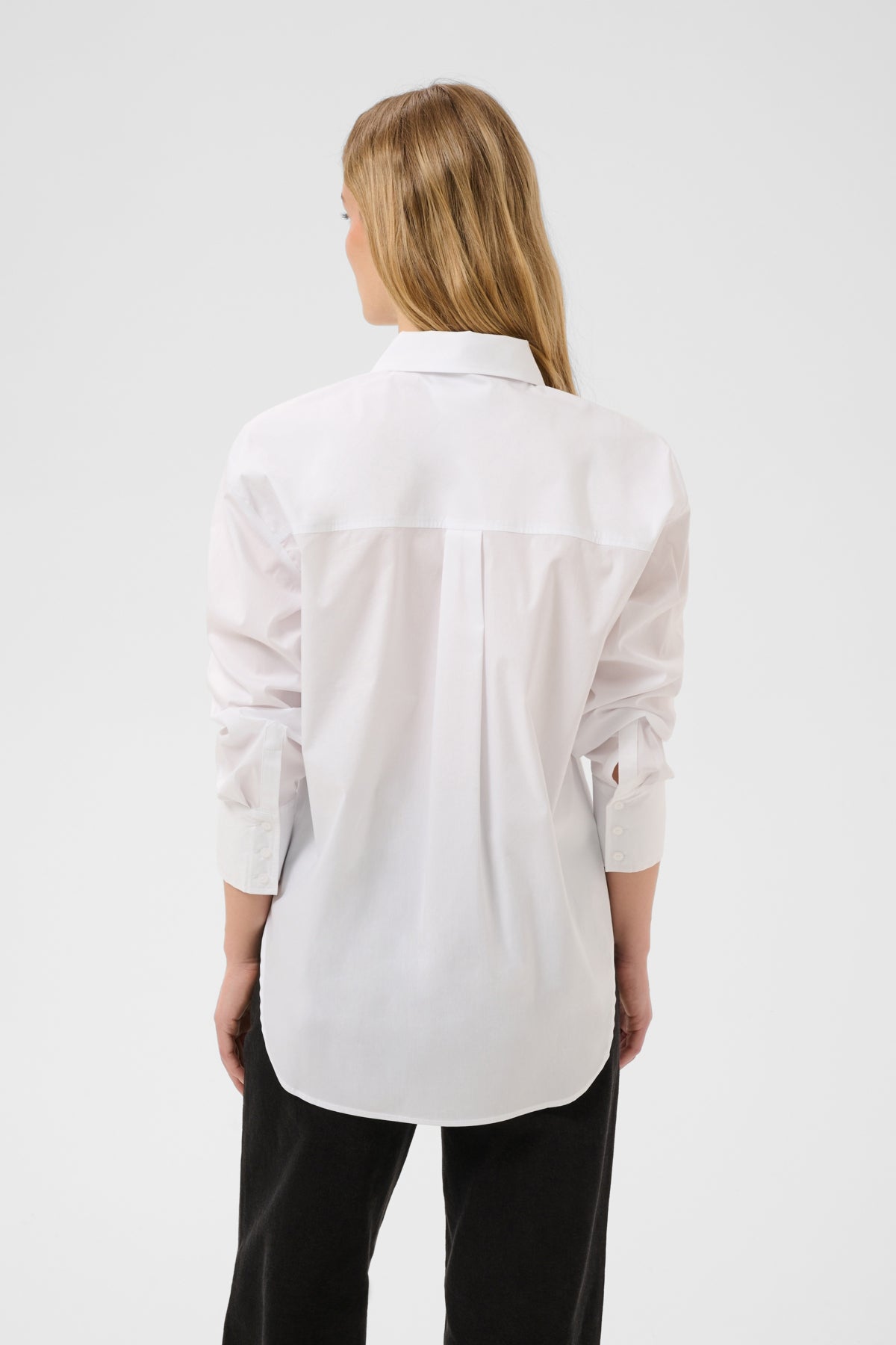 ZaynaPW Regular skjorta Bright White - 110601 - 30310288
